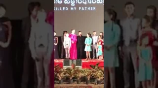 Angelina Jolie at the premiere of the film First They Killed My Father in Cambodia