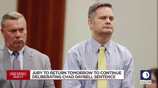 Jurors plan to return Saturday to continue deliberating Chad Daybell sentence