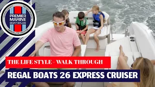 Regal Boats 26 Express Walkthrough- For Sale by Premier Marine Boat Sales Sydney Australia!