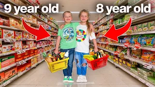 Gaby and Alex goes GROCERY Shopping for THE FIRST TIME!