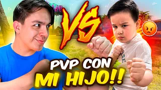 MI HIJO ME RETA A PVP EN FREE FIRE😱👿!!