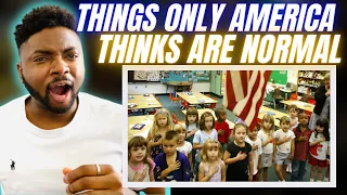 🇬🇧BRIT Reacts To TEN THINGS ONLY AMERICANS THINK ARE NORMAL!