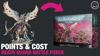 DEATH GUARD 40K BATTLE FORCE XMAS 2022 - Price & Point Breakdown - Good To Start An Army With?