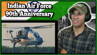 US Marine reacts to the Indian Air Force 90th Anniversary