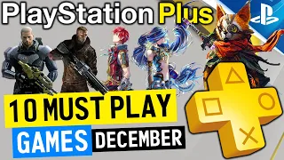 10 MUST PLAY PS PLUS Games to Play in December! (Free PlayStation Plus PS4/PS5 Games PS+ 2022)