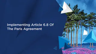 I4C 2023: Implementing Article 6.8 of the Paris Agreement