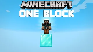 SUPRAVIETUIESC PE UN SINGUR BLOCK IN MINECRAFT! #1