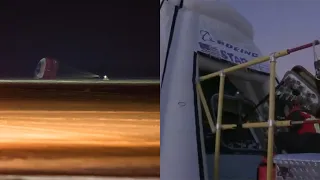 First images of Starliner after landing and hatch opening