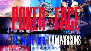 Poker Face - Live Comparisons [The Fame Era Edition]