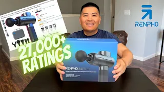 The Best?? RENPHO Active Massage Gun | Unboxing Testing Review