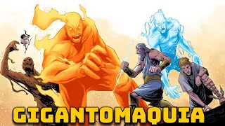 Gigantomaquia - La Guerra Brutal entre Dioses y Gigantes - Mitología Griega - Mira la Historia