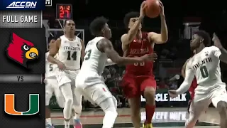 Louisville vs Miami Full Game | 2019-20 ACC Men's Basketball