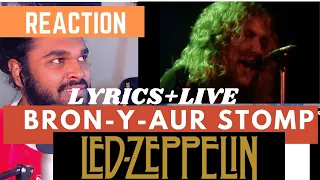 SOUTH AFRICAN REACTION TO Led Zeppelin - Bron-Y-Aur Stomp(Official Audio)+(Live at Earls Court 1975)