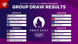 🔴 Olympic Paris 2024 Men's Football Group Stage Draw Results