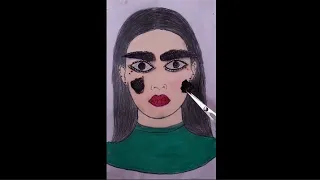 paper girl makeup 💄 #viral #shortsviral