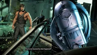 MK11 : Rambo vs Robocop All Intro Dialogues