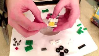 ASMR Whisper - Building Lego Kit During A Calming Storm