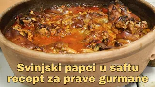 Jednostavno i sočno, recept za svinjske papke u zemljanoj posudi, tradicionalni gurmanluk!