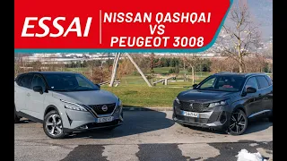 Match Peugeot 3008 vs Nissan Qashqai