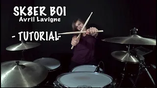 Sk8er Boi - Avril Lavigne - drum tutorial by Leire Colomo