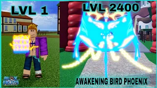 Reworked Bird Phoenix V1 V2  ( Devil Fruits ) I Reached Max In Blox Fruits