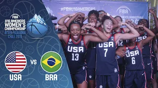 USA v Brazil - FIBA U16 Women's Americas Championship 2019