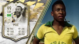 99 PELE ICON MOMENTS PLAYER REVIEW FIFA 22