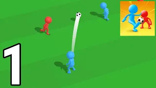 Super Goal - Soccer Stickman - Gameplay / Walkthrough - Part 1 (IOS & Android) All Levels 1-5