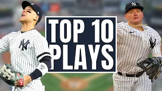 Top 10 Defensive Plays From The Yankees 2023 Season