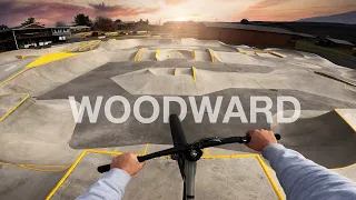 RIDING MEGA RAMPS AT THE BIGGEST SKATEPARK IN THE WORLD - WOODWARD IS INSANE!!