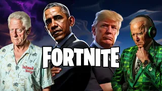 Presidents play Fortnite ft. Bill Clinton