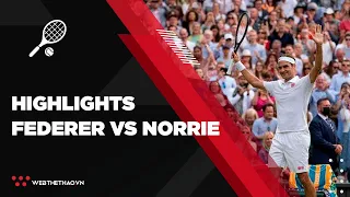 Highlights Roger Federer vs Cameron Norrie  || Wimbledon 2021