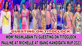 Pauline Amelinckx Pasiklaban TV Guesting On Tiktoclock MISS UNIVERSE PHILIPPINES 2023