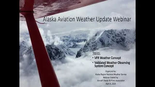 Alaska Aviation Weather Update Webinar
