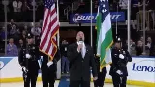 National Anthem NY Rangers NY Islanders Game 1/13/15 performed by Mike DelGuidice