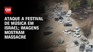 Ataque a festival de música em Israel; imagens mostram massacre | CNN NOVO DIA