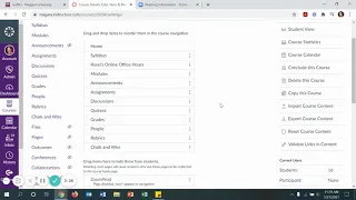 Adding a Recurring Zoom to Canvas Navigation Menu