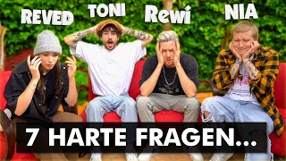 🔥 7 - 7 sehr unangenehme FRAGEN 100 % ehrlich beantworten- Mit Reved & Tonia