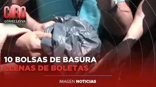 Funcionario del IEPC llevaba 10 bolsas de basura con boletas electorales | Ciro Gómez Leyva