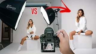 Does size REALLY matter? 59inch vs 36inch Softbox Comparison