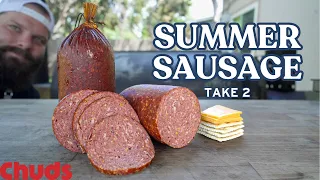 Smoked Summer Sausage! | Chuds BBQ