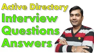 Active Directory - Active Directory interview questions and answers -1