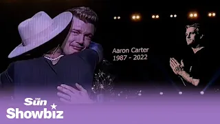 Nick Carter overcome with emotion during concert following his brother's death