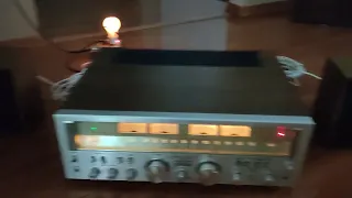 Another big boy: Sansui G8000 on the dim bulb tester