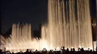 Поющие фонтаны. Дубаи