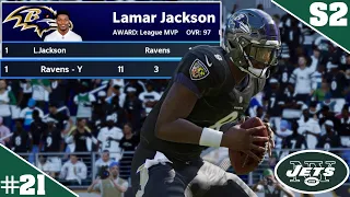 Jets Face #1 Team & Back2Back MVP Lamar Jackson! - New York Jets | Madden 21 - Ep 21