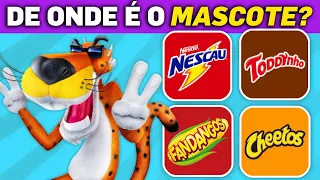 DE ONDE É O MASCOTE? APENAS 1% DAS PESSOAS ACERTAM TUDO