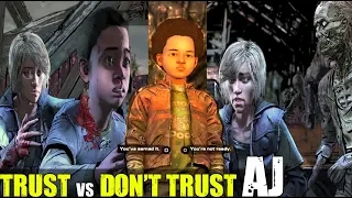 Trust vs Don’t Trust AJ To Make The Hard Calls - The Walking Dead Final Season Episode 4 (2019)