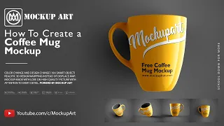 How to make a coffee mug mockup | Photoshop Mockup Tutorial