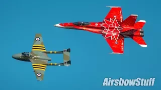 RCAF Heritage Flight and CF-18 Hornet Demo - Airshow London 2017